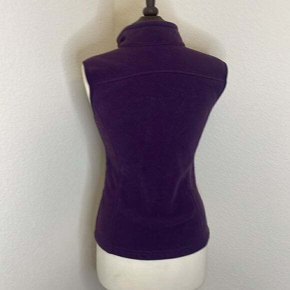 Eddie Bauer® - “dog mom” custom Antlia - Ladies Fleece Vest | purple | size L - Picture 6 of 10